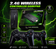 Game stick 4k Retrô 10.000 Jogos