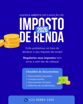 Não corra riscos com seu Imposto de Renda!