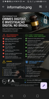 Investigação Digital e Remoção de Conteúdos