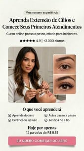 Curso Extensão de Cílios
