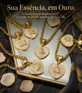 Colar Personalizado com a inicial do seu nome