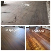 Revitalização de pisos de madeira sinteco