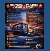 Montagem computador Gamer. Atendimento domicilio