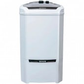 Lavadoura Tanquinho 20kg eco semi automática branca, máquina de lavar