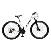 Bicicleta Aro 29 Ksw Xlt 21 Marchas Shimano Freios A Disco Quadro 17 Branca