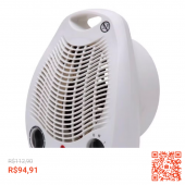 Aquecedor portátil de ar quente e fria