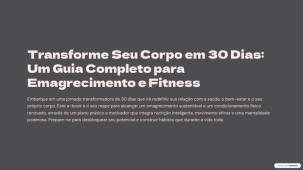 Emagrecimento fitness em 30 dias