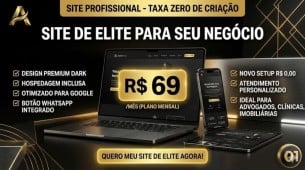 Criação de Site Profissional Sem Taxa de Instalação