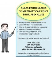 Aula Particular de Matemática e Física - Blumenau SC