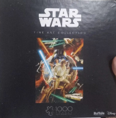 Quebra cabeça completo Star Wars 1000 peças