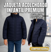 Casado Bobojaco Infantil Masculino com ajuste regular e Bolsos.