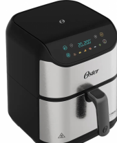 Fritadeira Digital Inox Oster 5l Com Painel Touch Cor Prateado