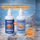 Kit 2 em 1 - Anticloro 120 ml e Clarificante 120ml