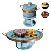 Kit 2 Fondue 1 De Carne 27 Cm E Outro De Queijo 500 Ml