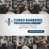 Curso de Barbeiro Profissional para Iniciantes 100% online