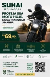Seguro para motos - suhai seguradora - cotação em dois minutos