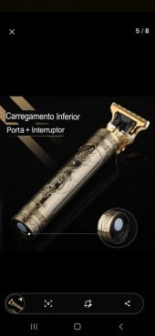 Máquina de cortar cabelo e aparador de barba