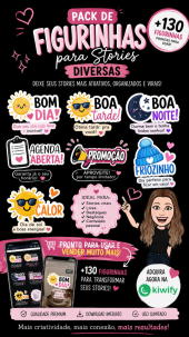 Pack de Figurinhas Virais para seu Insta