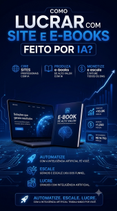 Como Lucrar Com Site e E-books Feito Por IA?