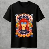 Camiseta Básica Feminina Cantora Rita Lee Mpb Blusa Em Algodão