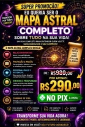 Fazemos seu mapa astral completo