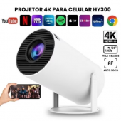 Projetor 4k hd 150 polegadas