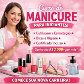  Aprenda Manicure do Zero Ebook Completo da Fabir Cadoso