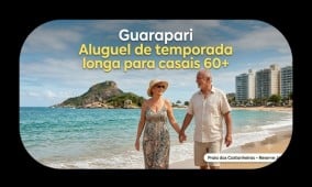 Guarapari ES temporada longa de verão para casal 60+