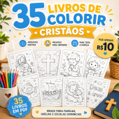  35 Livros De Colorir Cristãos