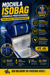 Isobag Bag Para Entregador