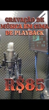 Gravação de música em estúdio