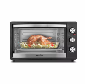 Forno Elétrico Britânia 43L Preto Dupla Resistência BFE43