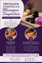 Drenagem linfática e massagem terapêutica
