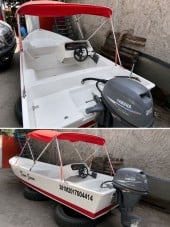 Bote Small Boat com motor