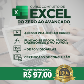 Curso de Excel - Do básico ao AVANÇADO