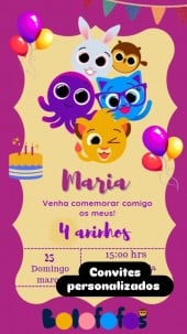 Convites personalizados Bv