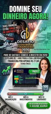 Sua liberdade financeira por menos de R$ 1,00 por dia!
