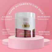 Progressiva super alisamento liss gold 500g