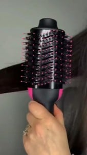 Escova secadora 1300W, escova bivolt, secador alisador, escova modeladora, escova cabelo profissiona