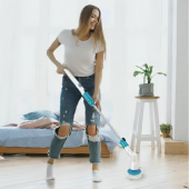 Escova Elétrica de Limpeza Recarregável 9 em 1