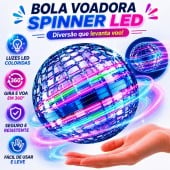 Bola Voadora Spinner LED