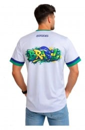 Camisa camiseta Brasil copa torcedor de quebrada futebol top