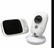 Baba Eletrônica Com Monitor Visão Noturna, Câmera c/ Audio Sensor de Temperatura ALEX