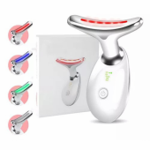 Massageador facial led aparelho de tratamento com luz biovolt