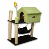 Dê uma olhada em Arranhador Para Gatos Com Casinha Playground