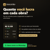 Aplicativo de controle de ponto e pagamento para construtoras e obras e um gerenciador de funcionari