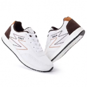 Tênis Sapatênis Casual Masculino Academia Esporte Branco Polo BF Shoes