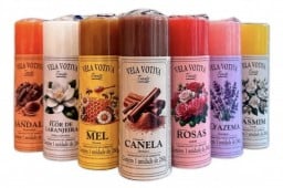 10 Velas Votiva 7 Dias Perfumadas Aromáticas