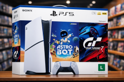 Console Playstation®5 Slim Disk - Pacote Astro Bot E Gran Turismo 7 Branco