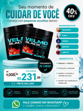 Velmoblackdrink sabor morango